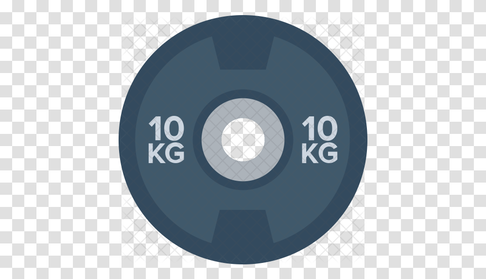 Dumbbell Plate Icon Circle, Disk, Dvd Transparent Png