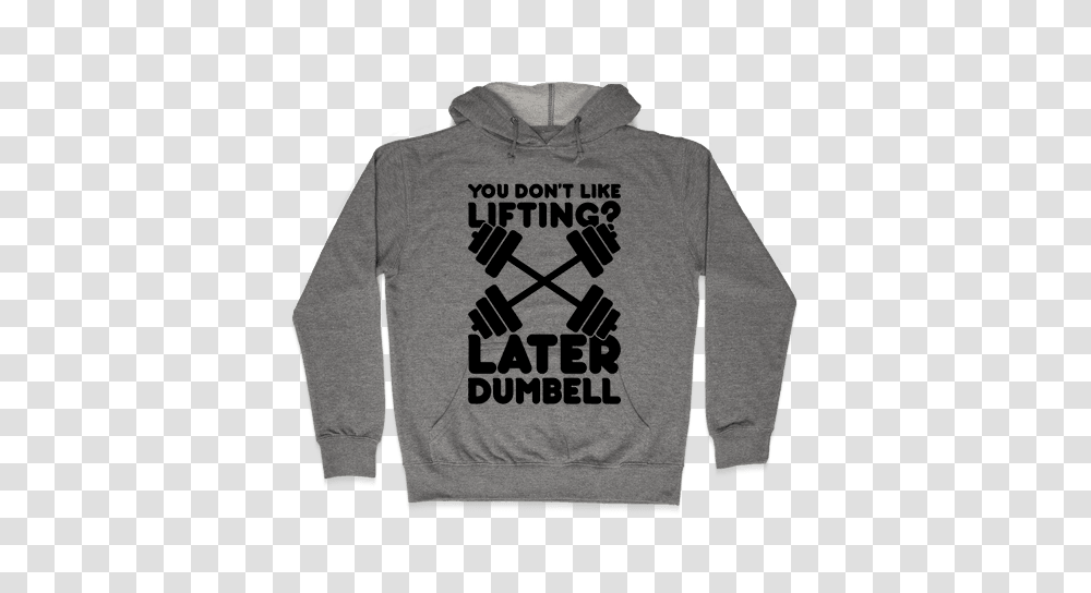 Dumbell Hooded Sweatshirts Activate Apparel, Sweater, Hoodie, Long Sleeve Transparent Png