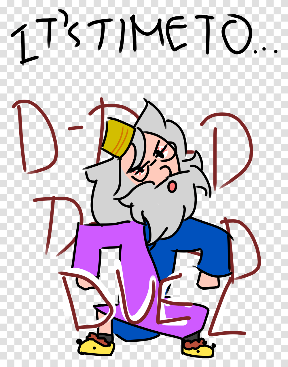 Dumbledore At The Beginning Of The New Dueling Club Cartoon, Elf, Poster Transparent Png