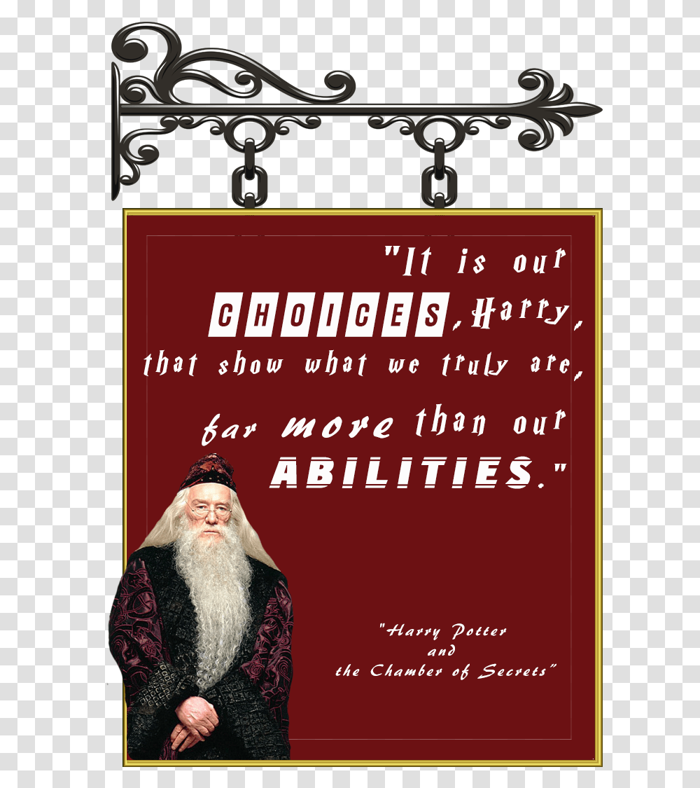 Dumbledore Signboard, Person, Human, Face, Poster Transparent Png