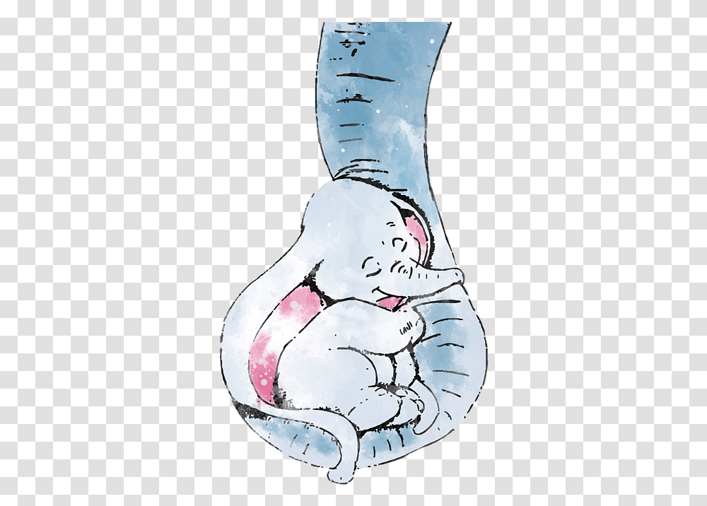 Dumbo And His Mother Iphone X Case Dumbo And His Mother, Art, Drawing, Bird, Animal Transparent Png