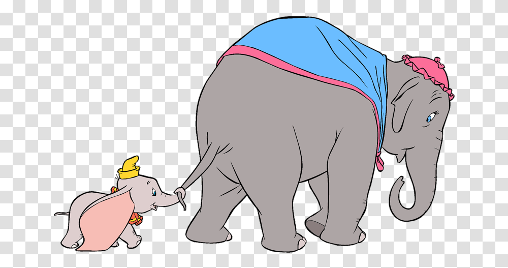 Dumbo And Mom Clipart, Wildlife, Animal, Mammal, Person Transparent Png