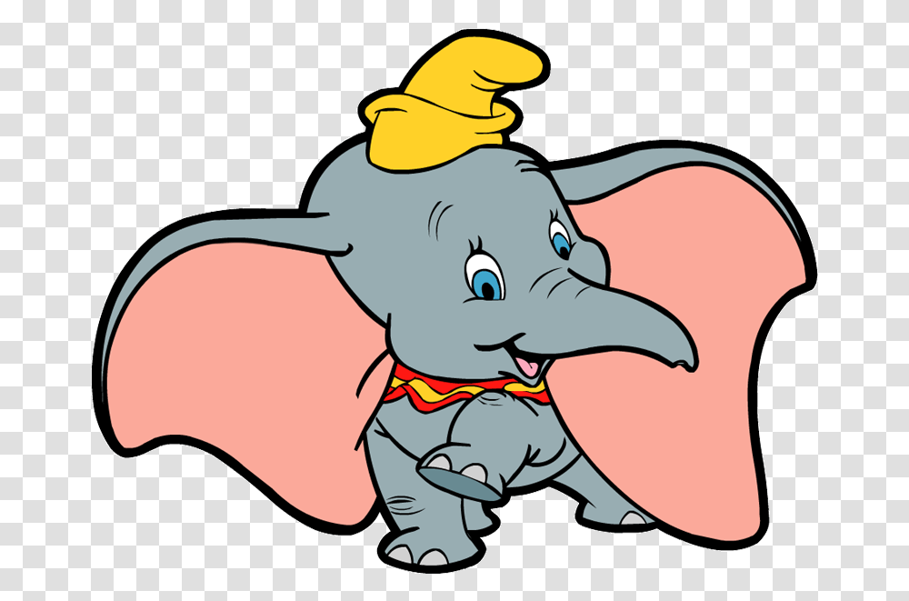 Dumbo Clip Art Free Dumbo Clipart, Mammal, Animal, Sea Life, Bird Transparent Png