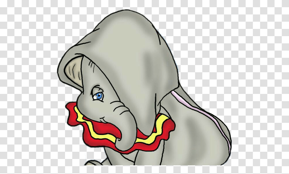 Dumbo Elephant Sticker Stickeremix Cartoon Disney, Outdoors, Mammal, Animal Transparent Png