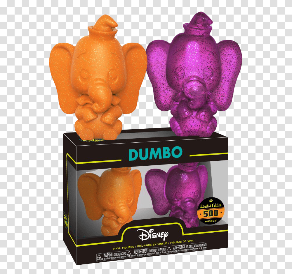 Dumbo Funko Disney Hikari Xs Purple Orange Figure Set, Figurine, Peeps, Food, Sweets Transparent Png