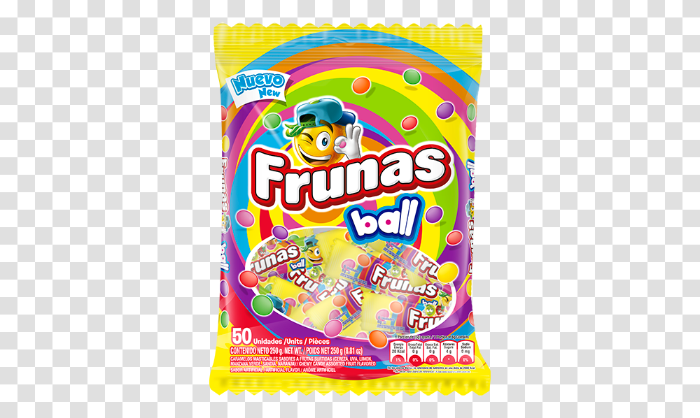 Dummie Bolsax50unds Frunasball Frunas, Food, Candy, Gum, Sweets Transparent Png