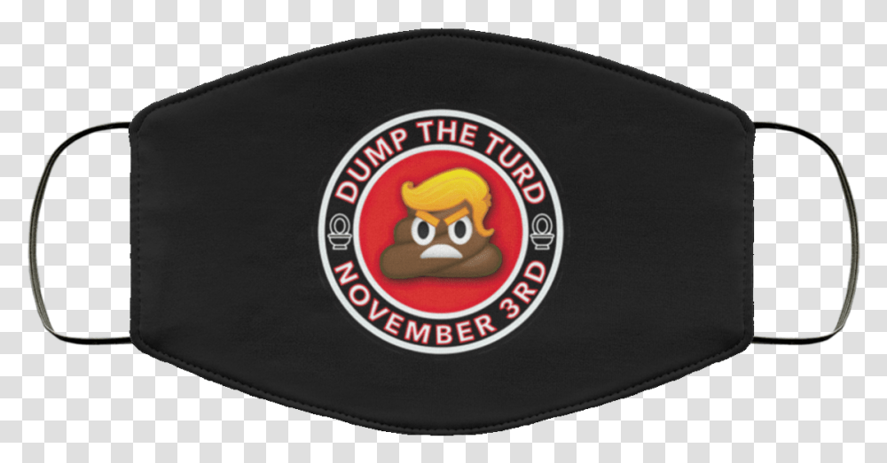 Dump The Turd November 3rd Face Mask Moustache, Logo, Symbol, Trademark, Emblem Transparent Png