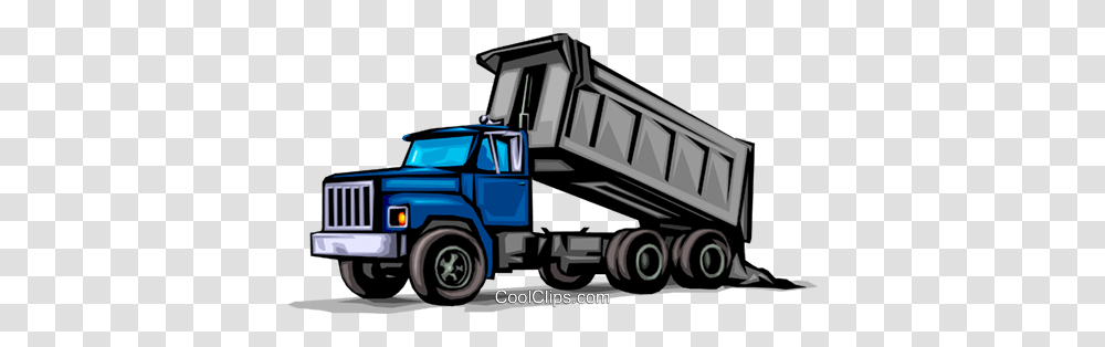 Dump Truck Clip Art Illustrations Cliparts, Vehicle, Transportation, Trailer Truck, Wheel Transparent Png
