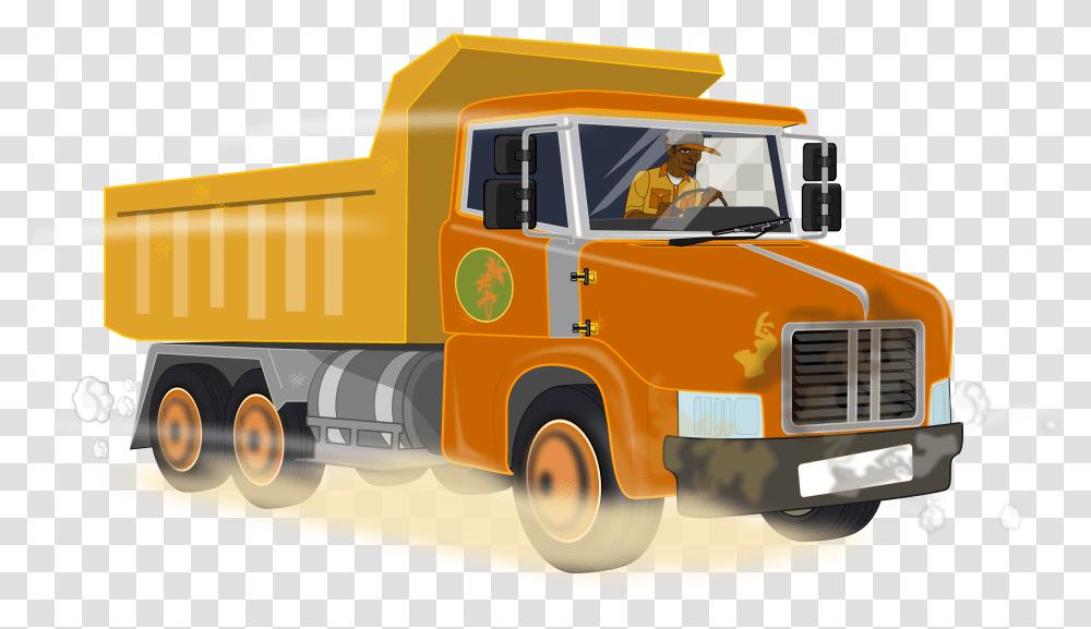 Dump Truck Hd Pluspng Purple Dump Truck Clip Art, Person, Human, Transportation, Vehicle Transparent Png