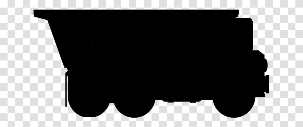 Dump Truck Heavy Vehicle Clipart Image Train, Silhouette, Building, Architecture Transparent Png