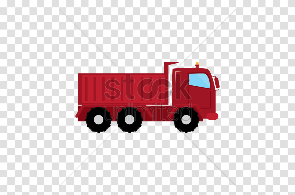 Dump Truck Vector Image, Fire Truck, Vehicle, Transportation, Trailer Truck Transparent Png