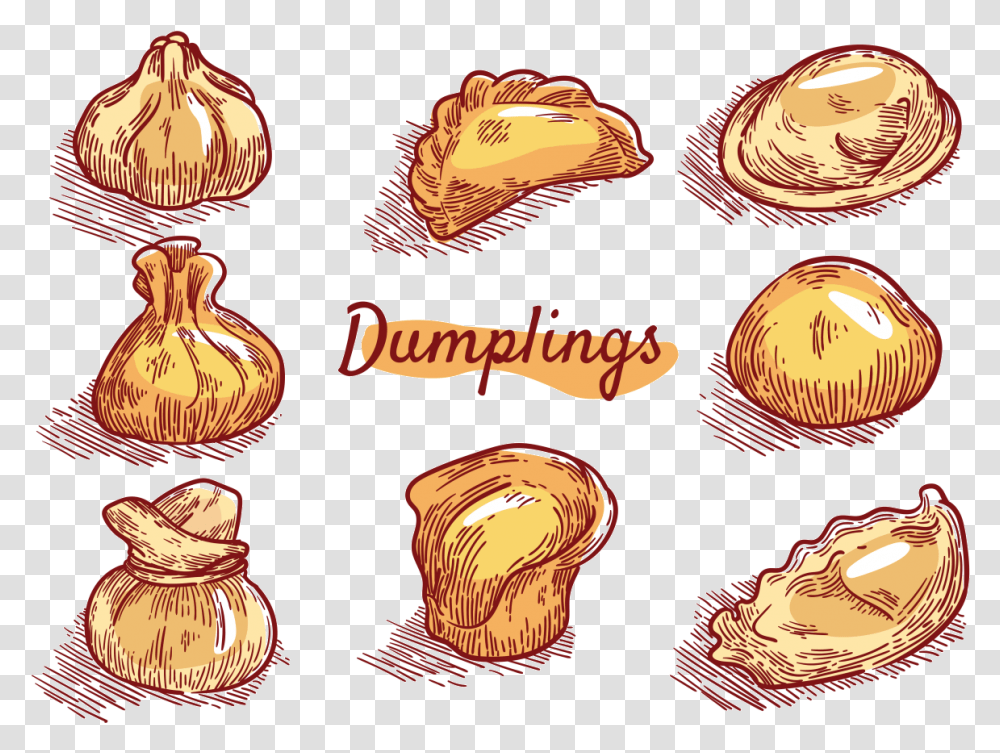 Dumplings Icons Vector Chinese Food Dumplings Clipart, Head, Plant, Outdoors Transparent Png