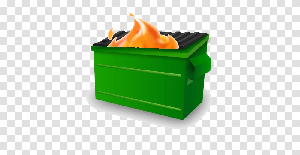 Dumpster Fire Emoji Slack Gif Dumpster Fire Emoji, Box, Flame, Candle Transparent Png