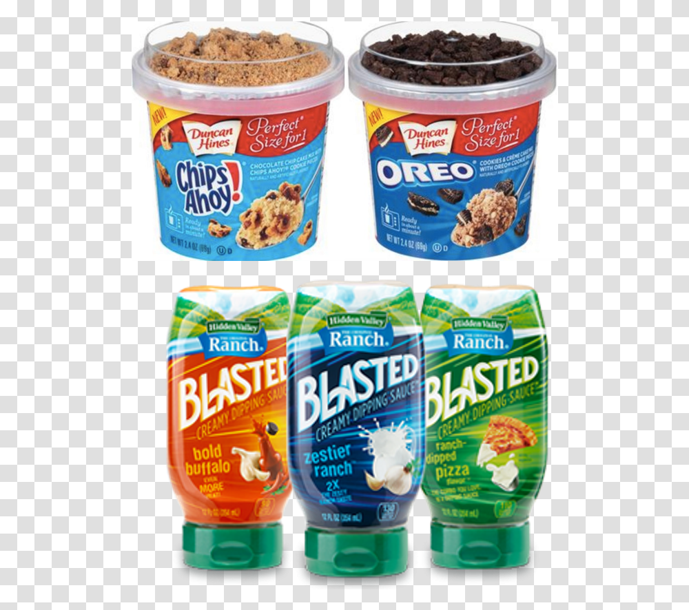 Duncan Hines And Ranch Hidden Valley Blasted Ranch, Dessert, Food, Paper, Yogurt Transparent Png