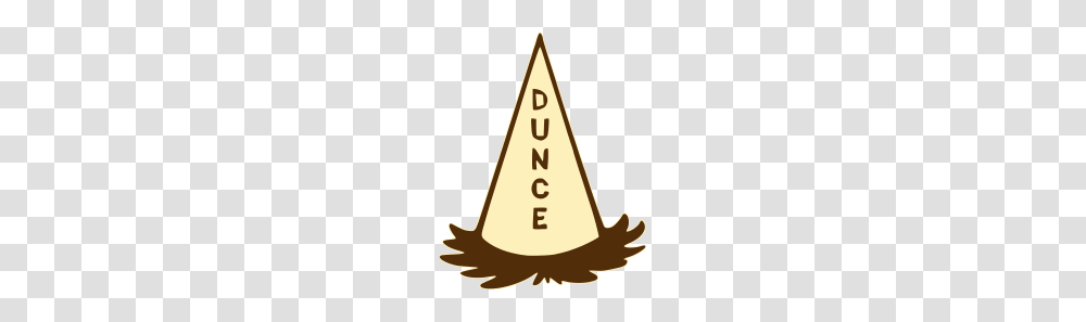 Dunce, Cone, Triangle, Apparel Transparent Png