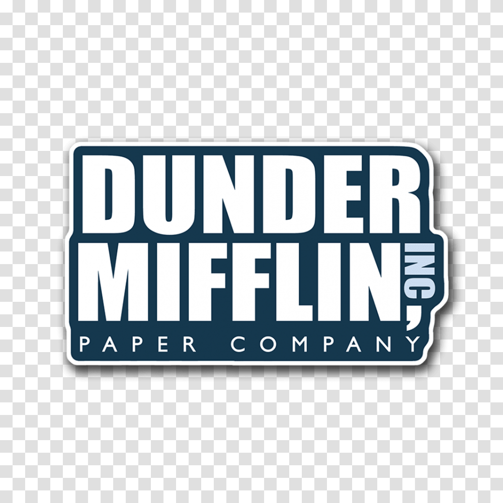 Dunder Mifflin Paper Company, Label, Sticker, Word Transparent Png