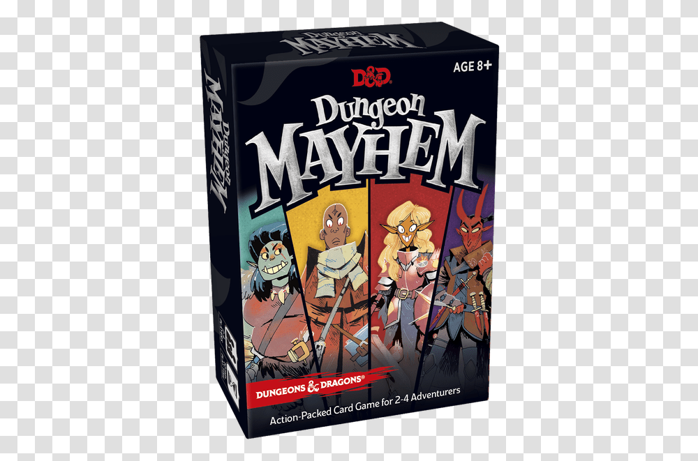 Dungeon Mayhem Dungeon Mayhem, Book, Comics, Poster, Advertisement Transparent Png