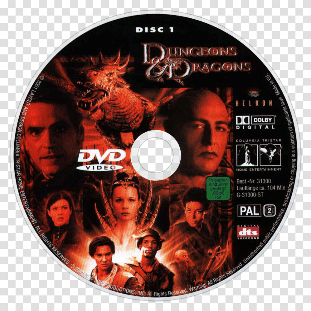 Dungeons Amp Dragons Dvd Disc Image Dungeons Amp Dragons 2000 Dvd, Disk, Person, Human, Poster Transparent Png