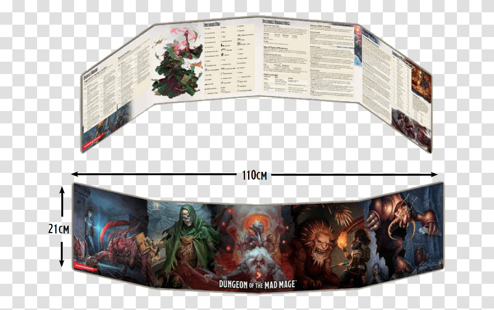 Dungeons And Dragons Dungeon Of The Mad Mage Dm Screen, Person, Human, Poster, Advertisement Transparent Png