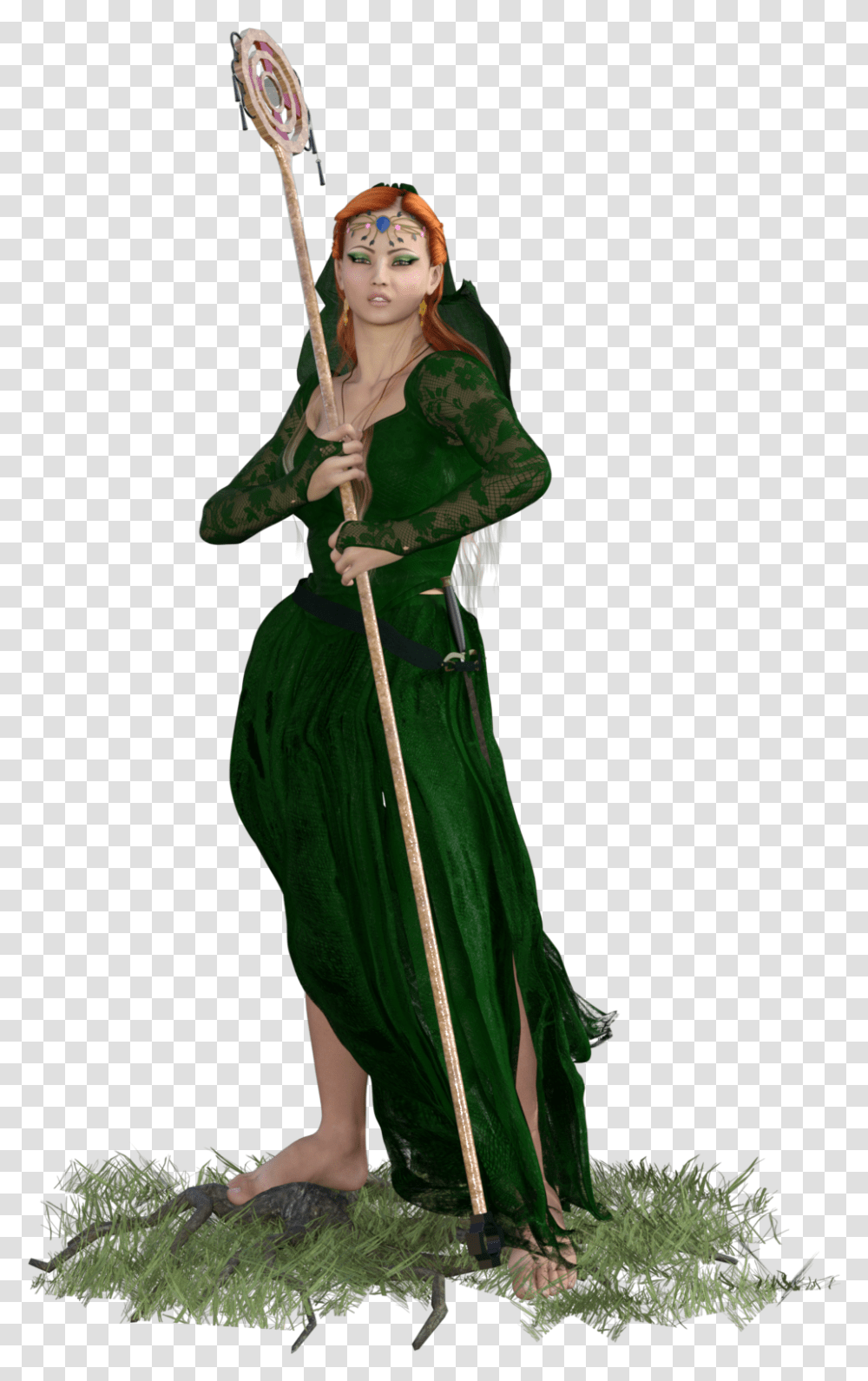Dungeons And Dragons Woman Druid Female Dungeons And Dragons Druid, Costume, Clothing, Person, Sleeve Transparent Png
