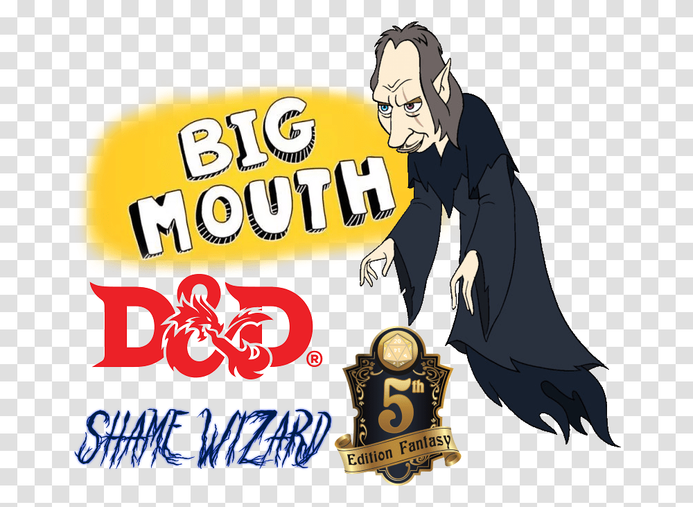 Dungeons Dragons 5th Edition Rpg Big Mouth, Poster, Advertisement, Person, Human Transparent Png