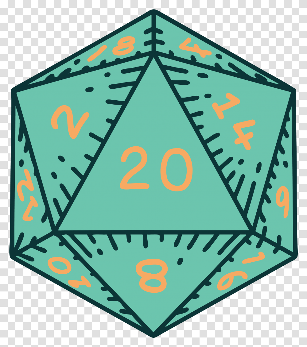 Dungeons Dragons Club D20 Vector, Number, Symbol, Text, Triangle Transparent Png