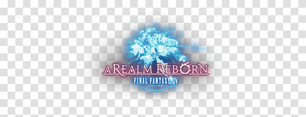 Dungeons Realm Reborn Ffxiv Logo, Light, Neon, Final Fantasy Transparent Png