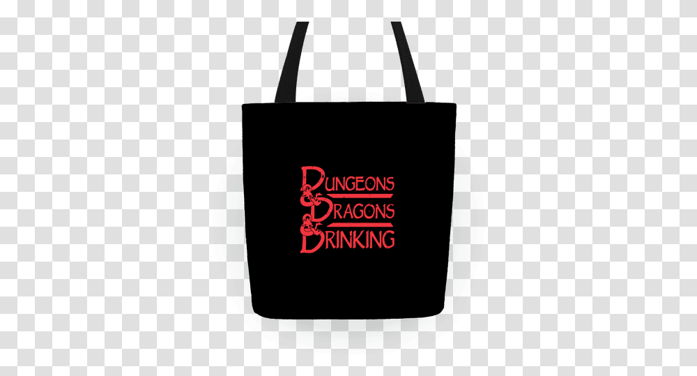 Dungeons & Dragons Drinking Totes Lookhuman For Teen, Tote Bag, Shopping Bag, Handbag, Accessories Transparent Png