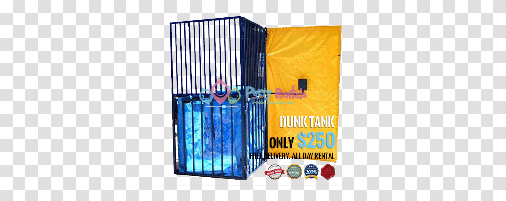 Dunk Tank, Gate, Advertisement, Poster, Furniture Transparent Png