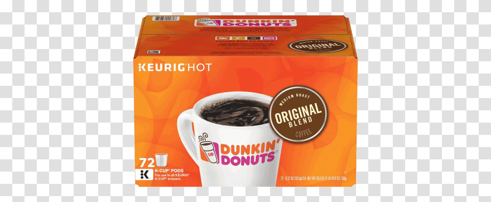 Dunkin Donuts Coffee Box Big, Coffee Cup, Advertisement, Poster, Beverage Transparent Png