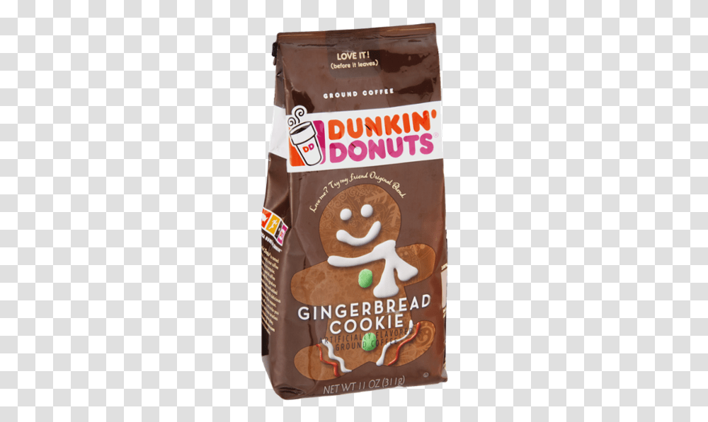 Dunkin Donuts Coffee, Cookie, Food, Biscuit, Gingerbread Transparent Png