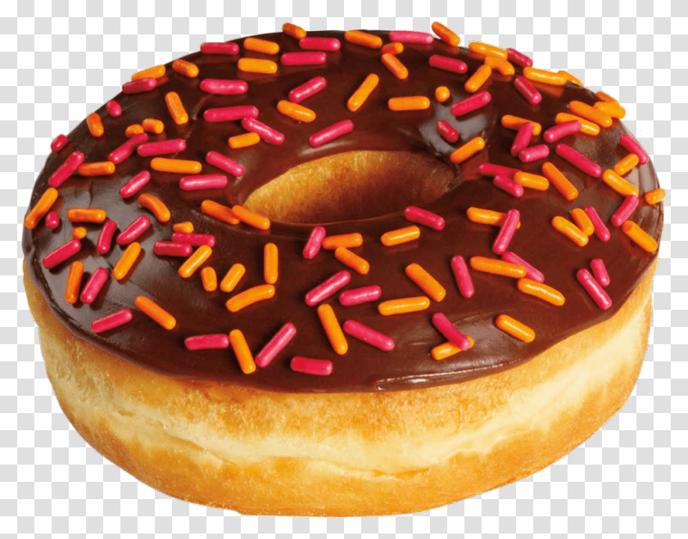 Dunkin Donuts Donut, Pastry, Dessert, Food, Birthday Cake Transparent Png