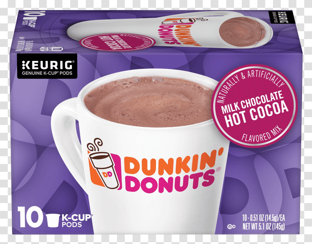 Dunkin Donuts K Cups, Dessert, Food, Chocolate, Hot Chocolate Transparent Png