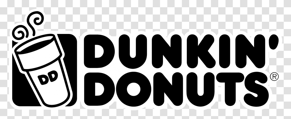 Dunkin Donuts Logo Dunkin Donuts White Logo, Label, Word, Alphabet Transparent Png