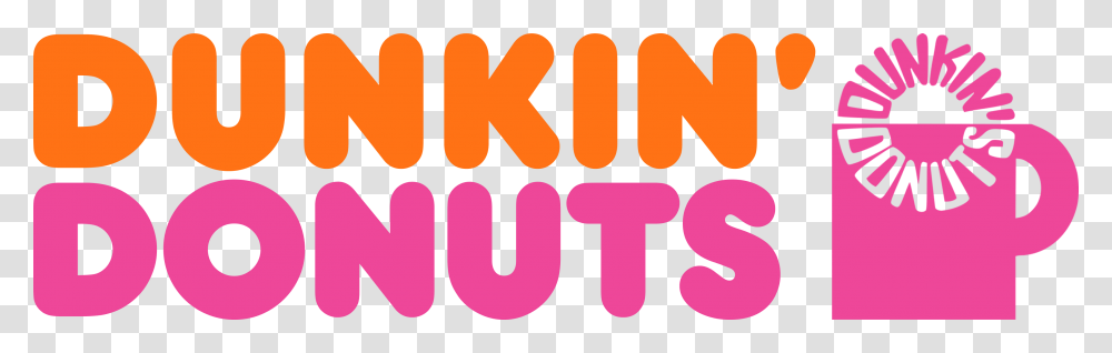 Dunkin Donuts, Word, Label, Sticker Transparent Png