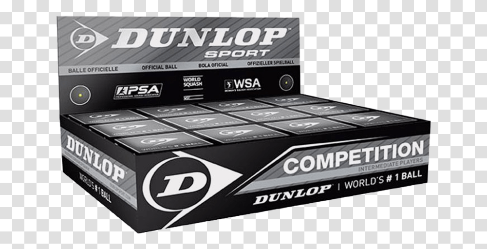 Dunlop Competition Single Yellow Dot Packaging And Labeling, Word, Building, Advertisement Transparent Png