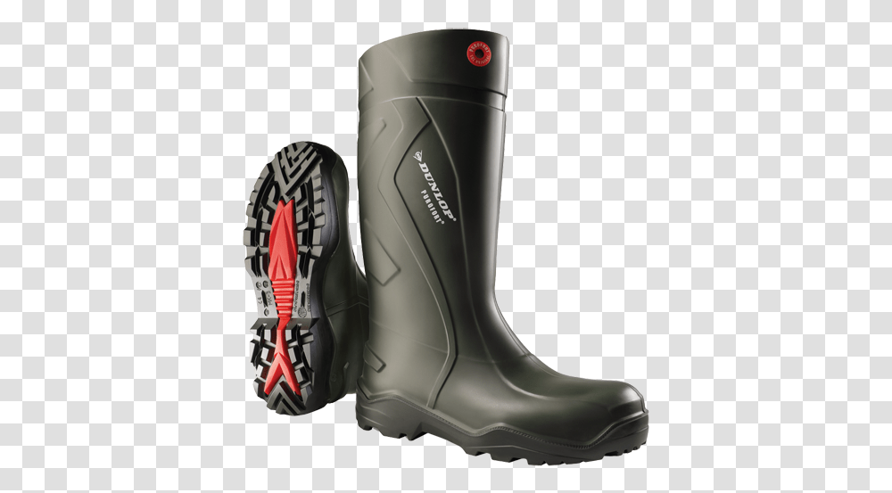 Dunlop Purofort Outlander Full Safety With Vibram, Apparel, Footwear, Boot Transparent Png