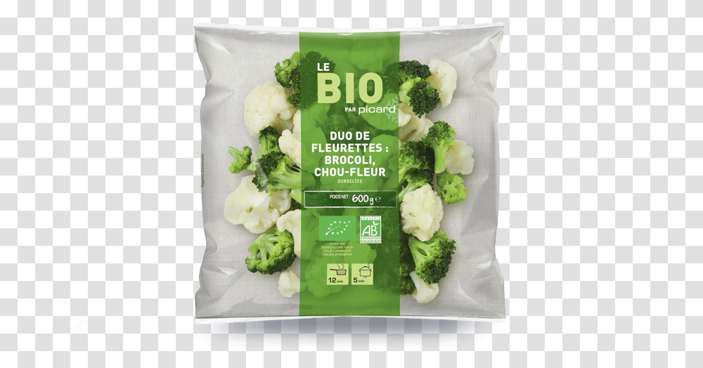 Duo De Fleurettes Bio, Plant, Cauliflower, Vegetable, Food Transparent Png