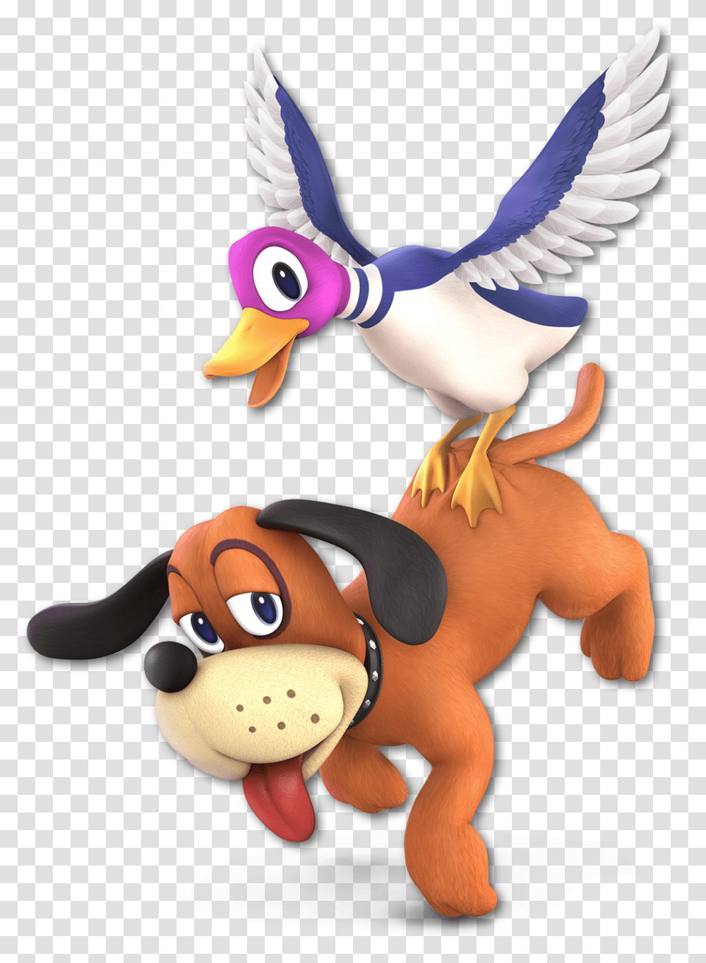 Duo Duck Hunt Smash Bros Ultimate, Bird, Animal, Toy, Mammal Transparent Png