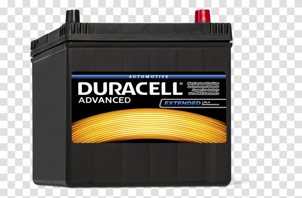 Duracell Advanced Duracell 012 Da50 Advanced Car Battery Automotive Battery, Text, Mailbox, Letterbox, Adapter Transparent Png