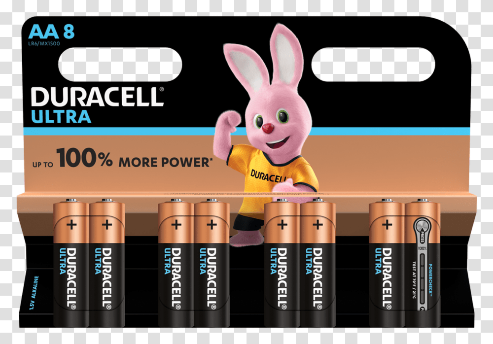 Duracell Ultra Aa 8 Pack, Toy, Plot, Diagram Transparent Png