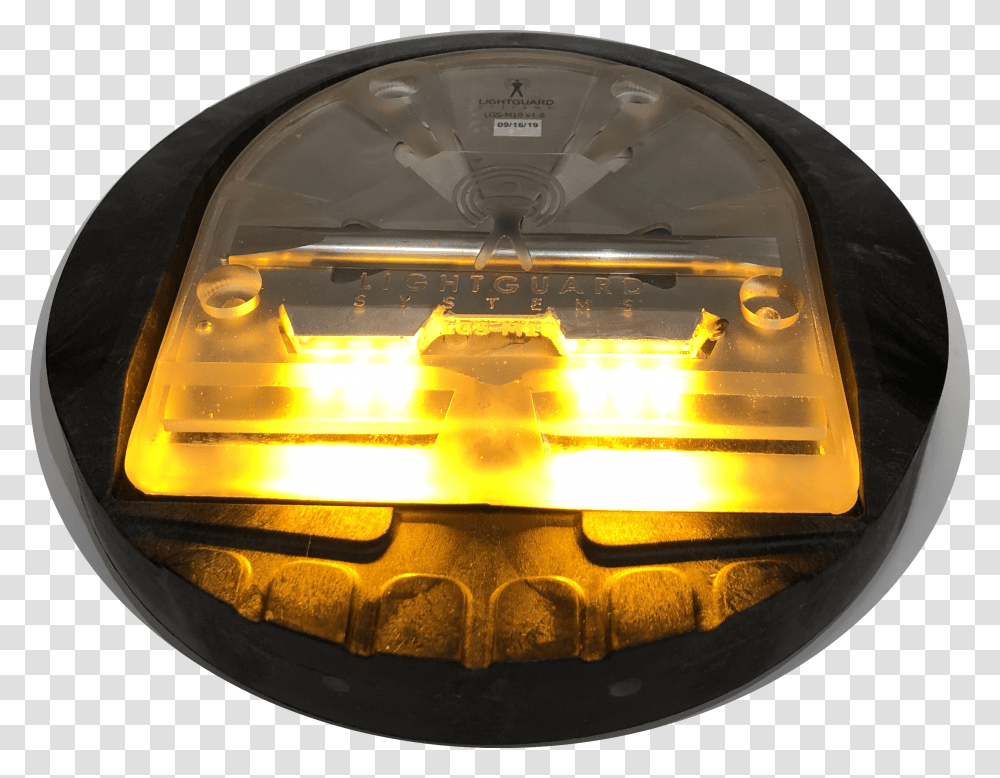 Duraflash Lgs M10 In Roadway Warning Light Pic Circle, Jacuzzi, Sphere, Fire, Flare Transparent Png