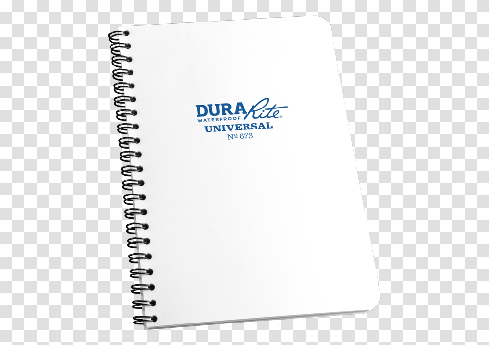 Durarite Spiral Notebook Universal Rite In The Rain, Diary, Page, File Binder Transparent Png