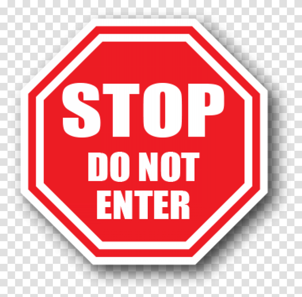 Durastripe Stop Do Not Enter Octagonal Safety Sign Stop Sign, Stopsign, Road Sign, First Aid Transparent Png