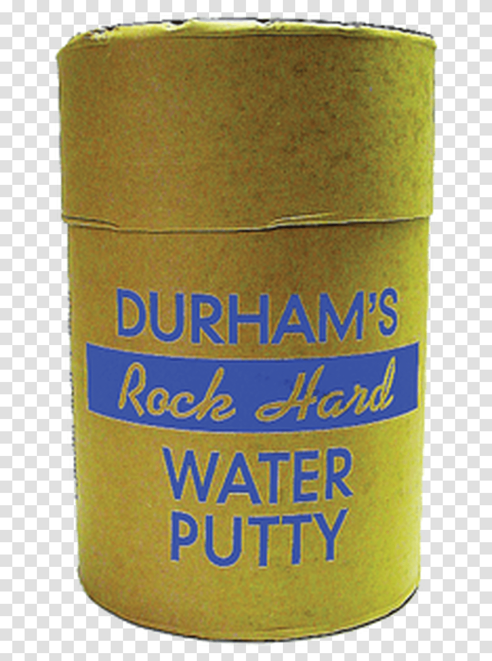 Durham 25lb Drum Rock Hard Water Putty, Bottle, Alcohol, Beverage, Cosmetics Transparent Png