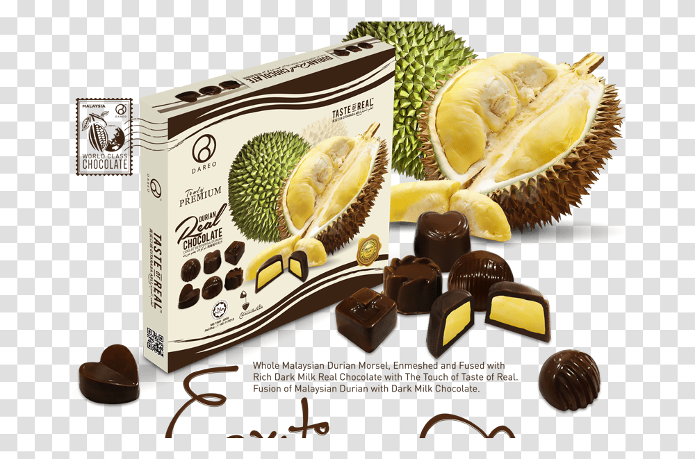 Durian Chocolate By Eddy Kodow Durio Zibethinus, Plant, Produce, Food, Fruit Transparent Png