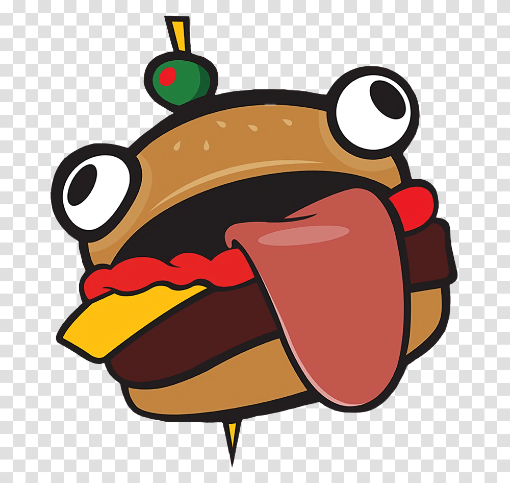 Durrburger Burger Fortnite Videogame Gaming Game Food, Sunglasses, Accessories, Accessory, Hot Dog Transparent Png