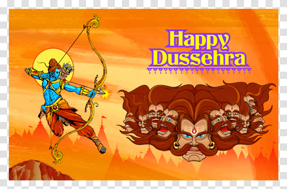 Dussehra Wishes Photo Background Ravan Dussehra, Person, Human, Bow, Archery Transparent Png