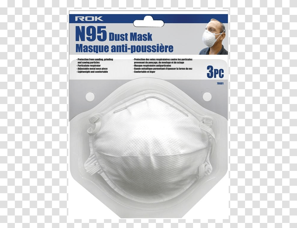 Dust Mask N95 3pkClass Mask, Diaper, Person, Bag Transparent Png