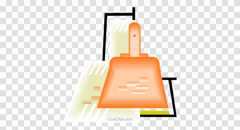Dust Pan Royalty Free Vector Clip Art Illustration, Cowbell Transparent Png
